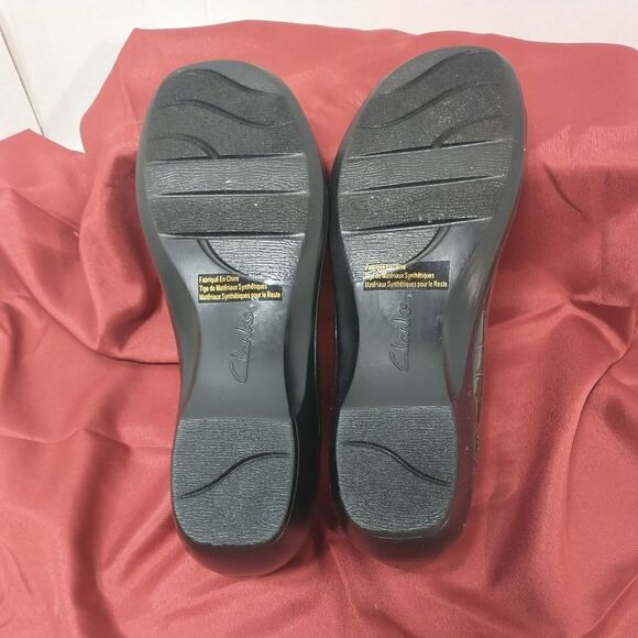 Clarks "Bendables" Croc Print Slip-on Loafer Women's Size 7.5 M, gray - Picture 8 of 8